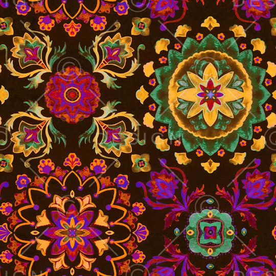 民族风印花花型图片