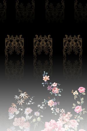花卉印花花型图片
