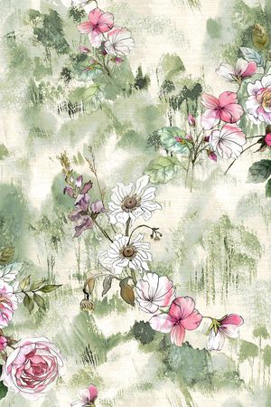 花卉印花花型图片