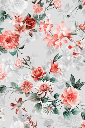 flowers印花花型图片