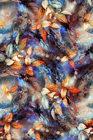 abstract印花花型图片