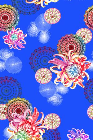 花卉印花花型图片
