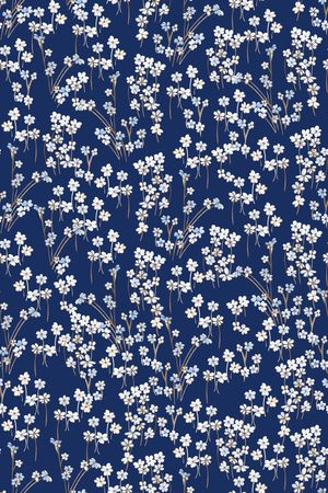 小碎花印花花型图片