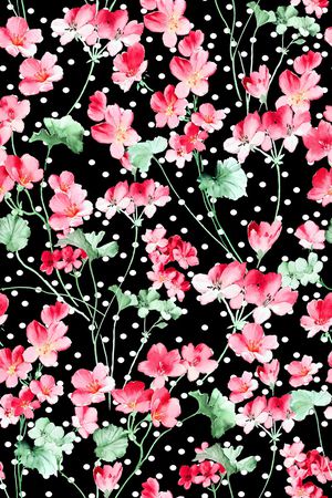 波点印花花型图片