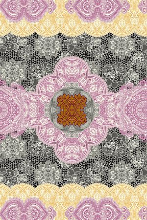 民族风印花花型图片