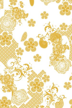 花卉印花花型图片