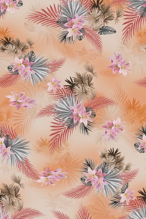 花卉印花花型图片
