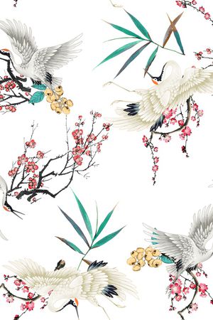 梅花印花花型图片