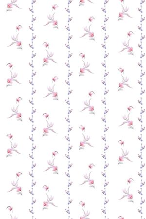 小碎花印花花型图片