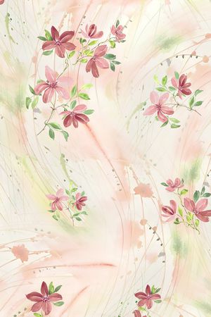 花卉印花花型图片