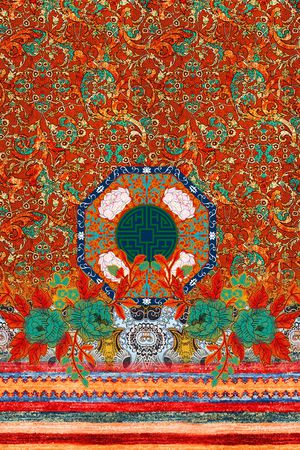 定位花印花花型图片