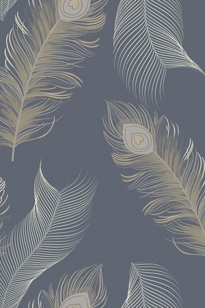 羽毛印花花型图片