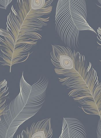 羽毛印花花型图片
