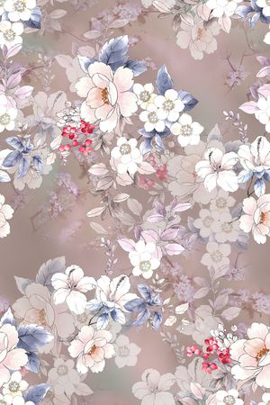 小清新印花花型图片