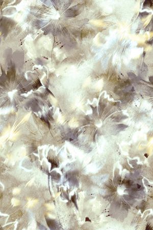 抽象花卉印花花型图片