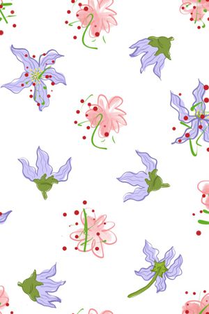 小清新印花花型图片