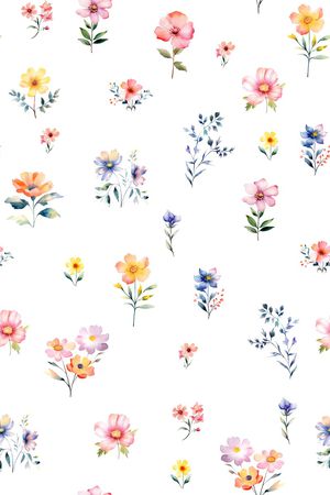 小清新印花花型图片
