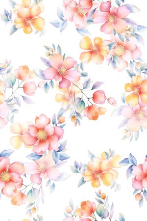 小清新印花花型图片