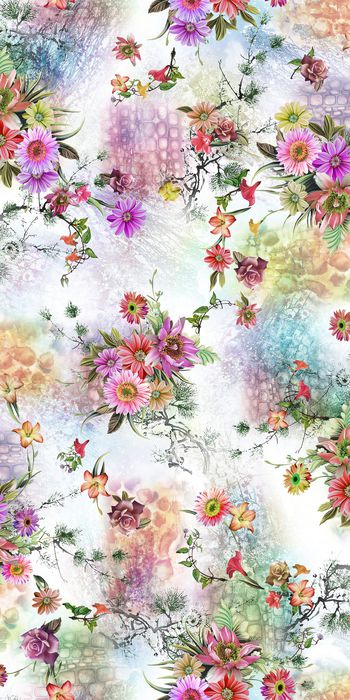 花卉印花花型图片