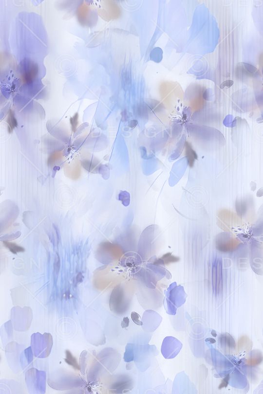 水彩印花花型图片