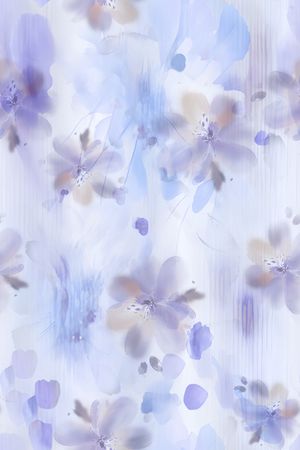 水彩印花花型图片