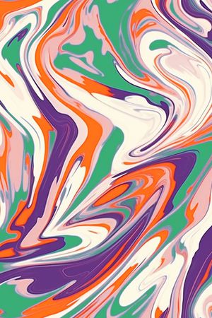 抽象印花花型图片