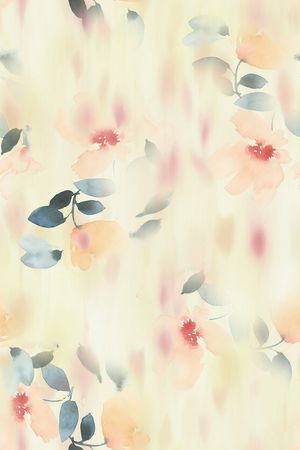 水彩印花花型图片
