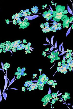 兰花印花花型图片
