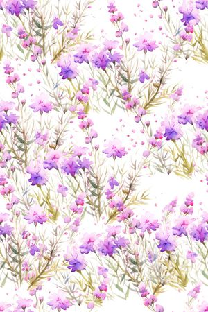 小碎花印花花型图片