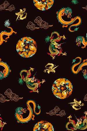 祥云印花花型图片