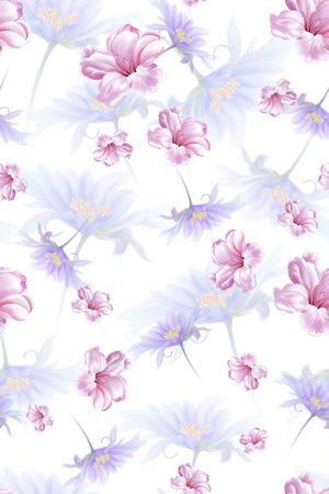 花卉印花花型图片