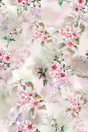 小清新印花花型图片