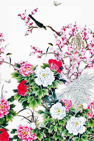 定位花印花花型图片