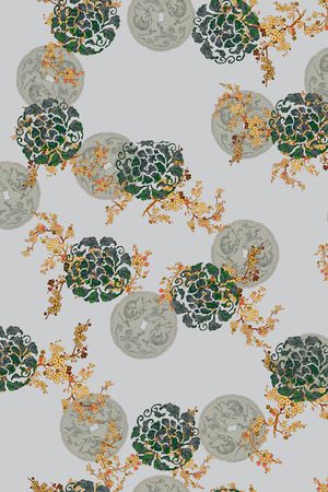 民族风印花花型图片