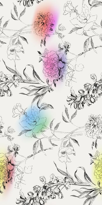 花卉印花花型图片