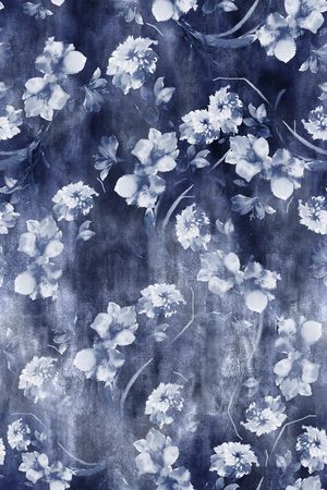 真丝印花花型图片