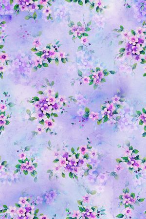 小碎花印花花型图片