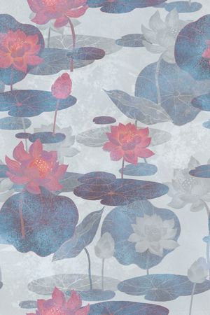 中国风印花花型图片