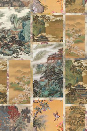中国风印花花型图片