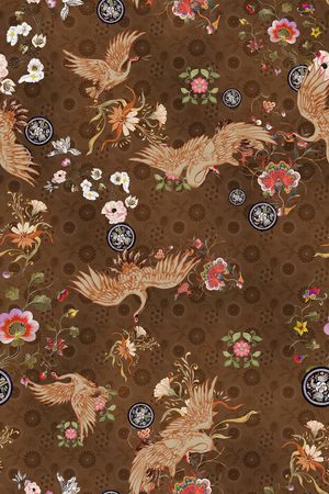 中老年印花花型图片