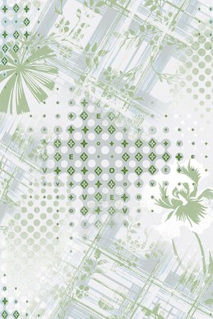 几何印花花型图片
