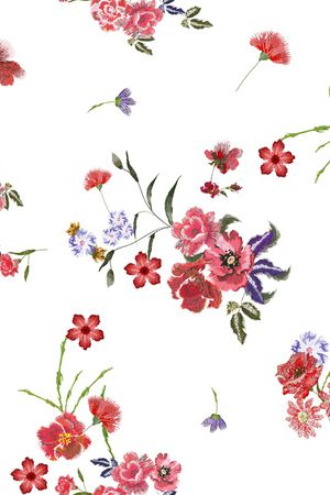 花卉印花花型图片