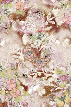 淑女印花花型图片