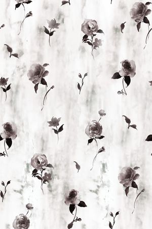 年轻女性印花花型图片