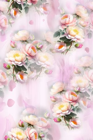 小清新印花花型图片