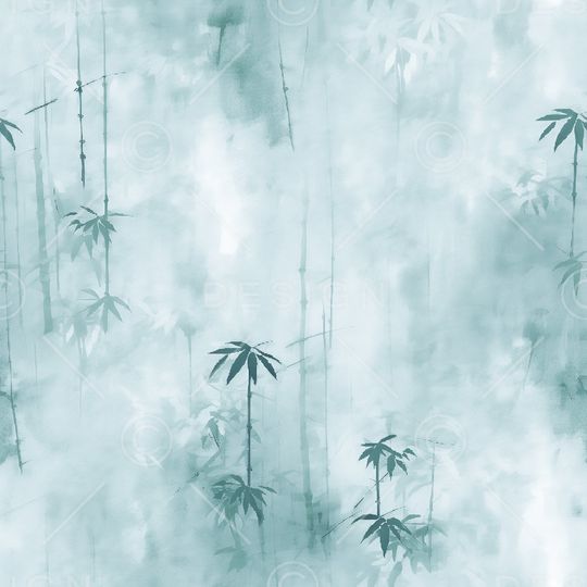 竹子印花花型图片