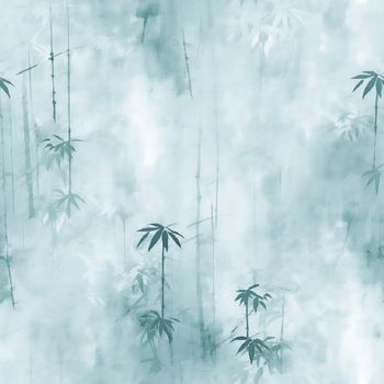 竹子印花花型图片