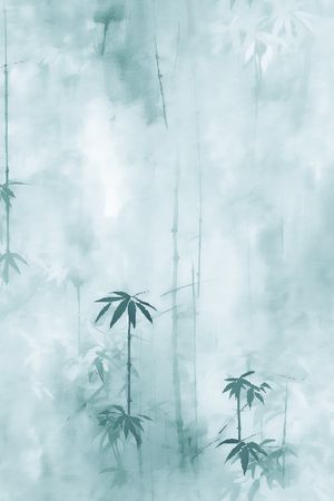 竹子印花花型图片