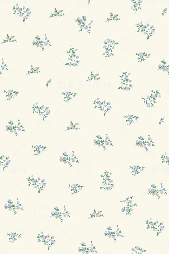小碎花印花花型图片