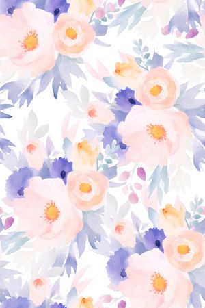 花卉印花花型图片